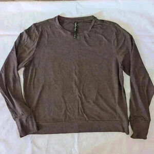 LukkaLux Brown Long sleeve Shirt Super Soft Material Size Large
